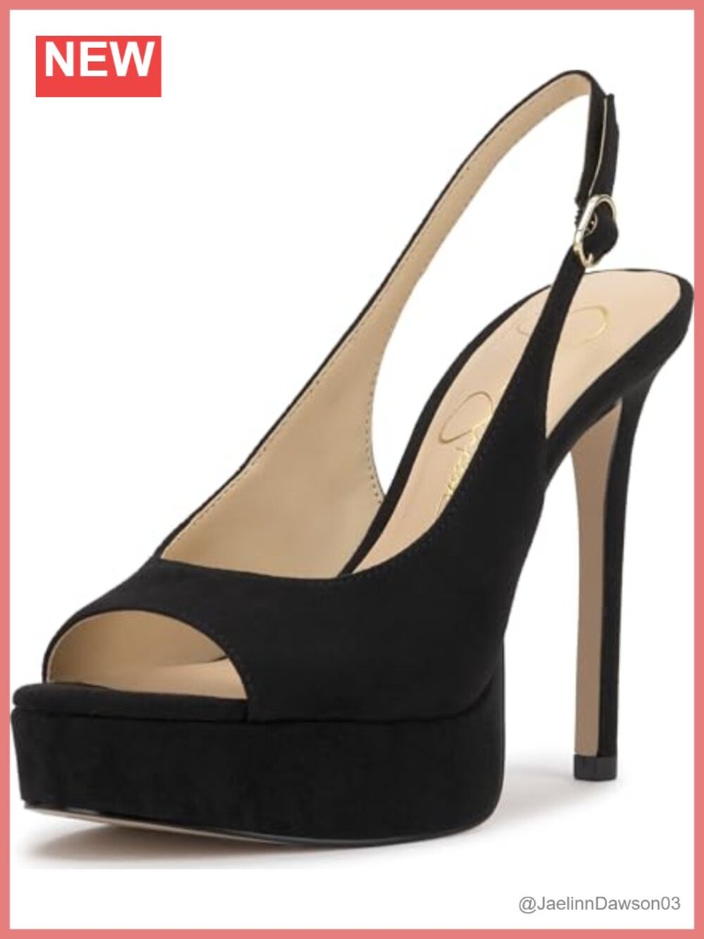 Faux Suede Slingback Peep Toe Platform Pumps 4.75" Heel Stiletto